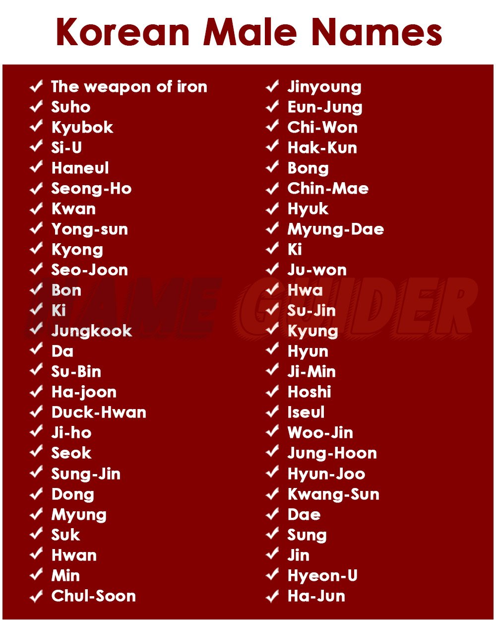 Korean Name Generator Male Helps Create Authentic Character Names